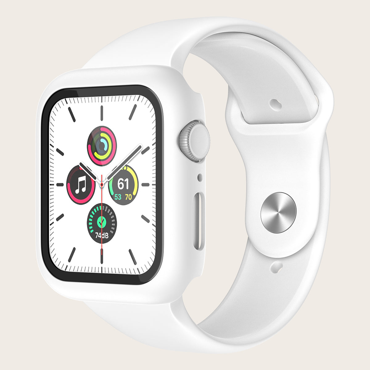 Solid Color Silicone Detachable Watch Band + Watch Case Replacement for Apple Watch 3 2 1 42mm Size S Solid Color Silicone Detachable Watch Band + Watch Case Replacement for Apple Watch 3 2 1 42mm Size S